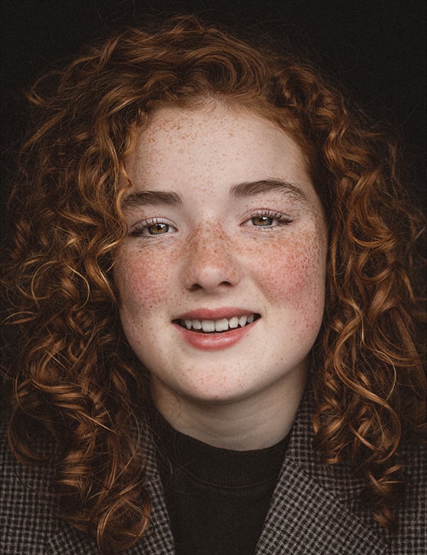 kindermodel met rood haar Pip F.
