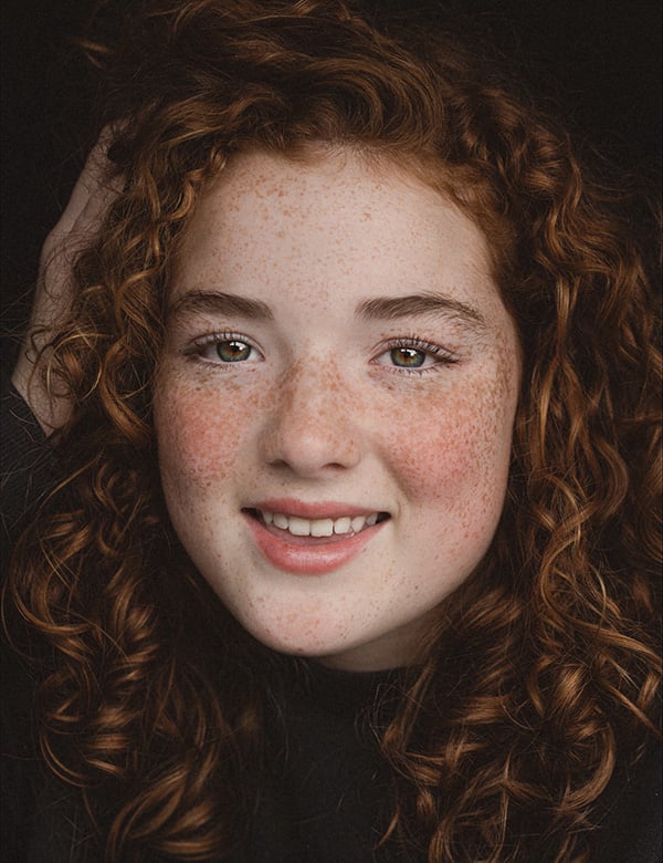 kindermodel met rood haar Pip F.