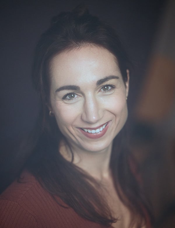 Vrouwelijk model met bruin haar Susan J.