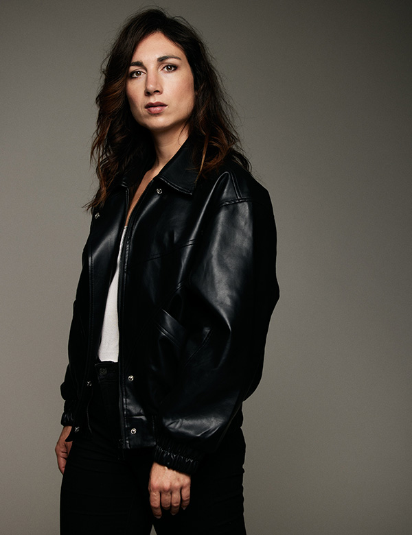 Vrouwelijk model met bruin haar Susan J.