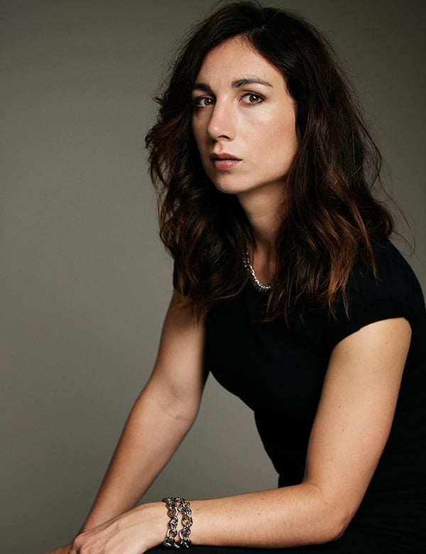 Vrouwelijk model met bruin haar Susan J.