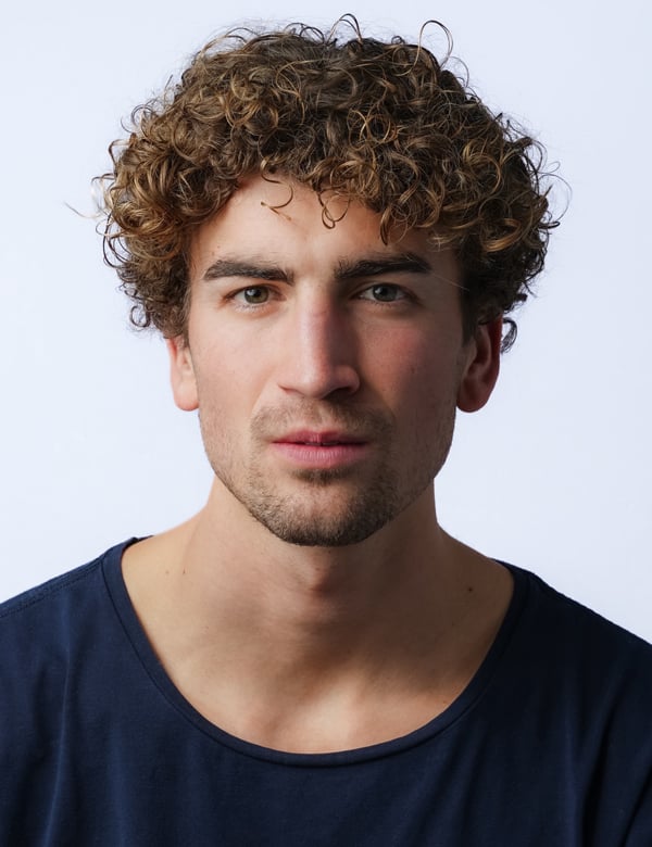 Mannelijk model met bruin haar Pepijn K.