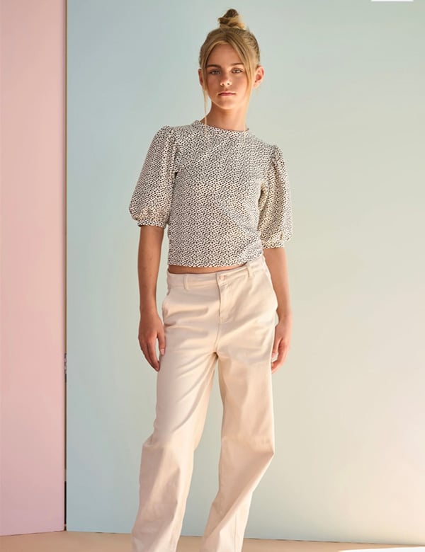 Kinderlijk model met blond haar Sophie K.