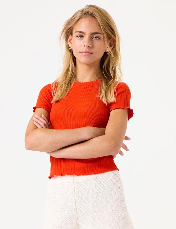 Kinderlijk model met blond haar Sophie K.