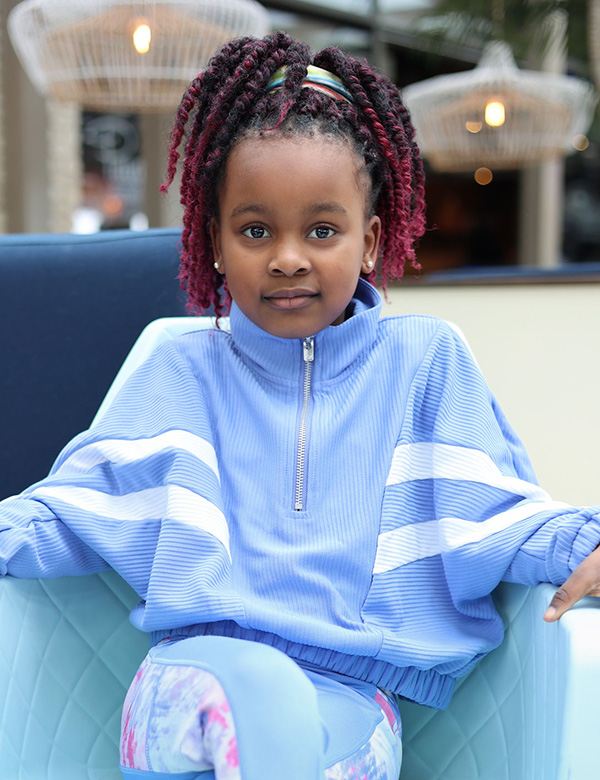 Kindermodel met donker haar Zoila