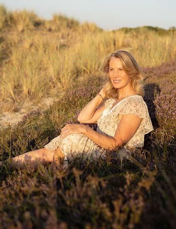 Vrouwelijk model met sproetjes Nancy H.