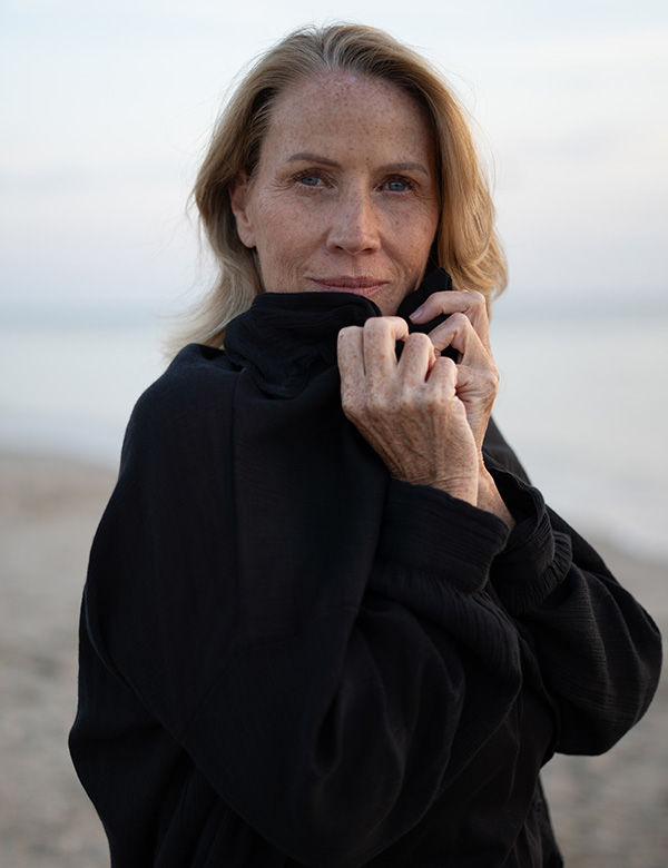 Vrouwelijk model met sproetjes Nancy H.