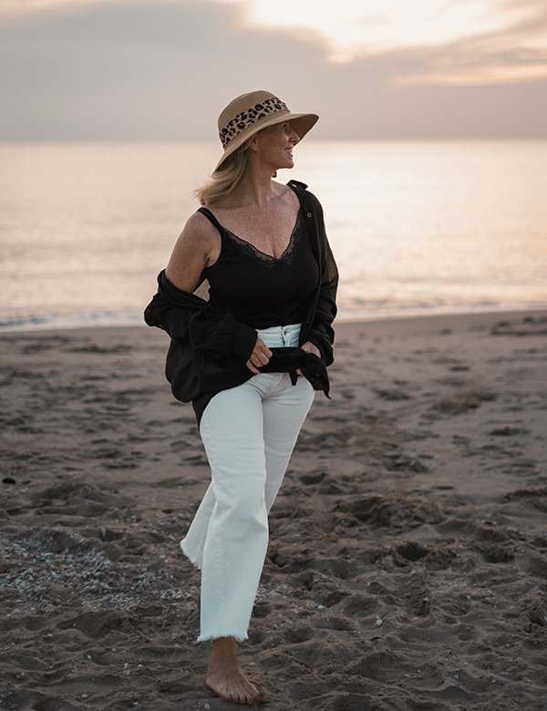 Vrouwelijk model met sproetjes Nancy H.