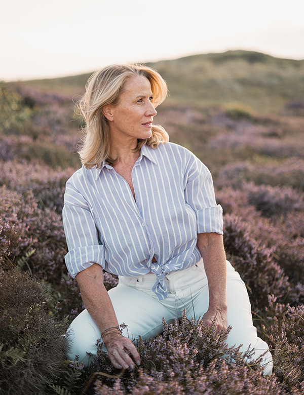 Vrouwelijk model met sproetjes Nancy H.