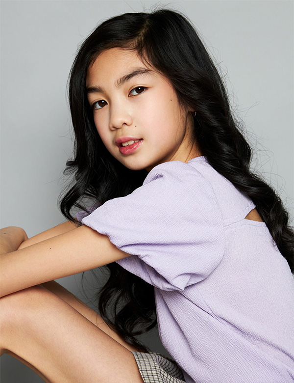 kindermodel met bruin haar Sophie