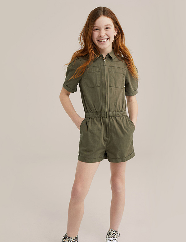 Kinderlijk model met roodbruin haar Quinthe.