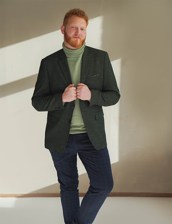 Mannelijk model met rood haar Steijn