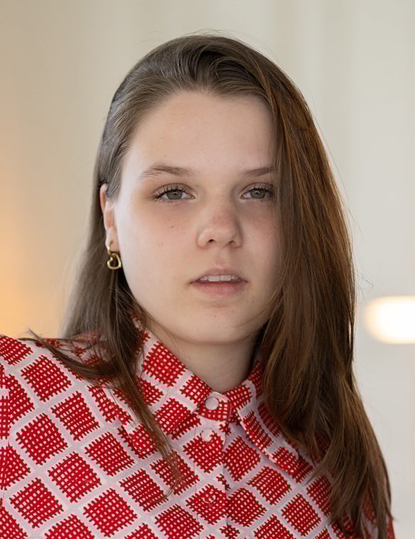 Kindermodel met bruin haar Isabelle V.