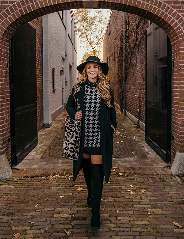 Vrouwelijk model met blond haar Kirsten H.