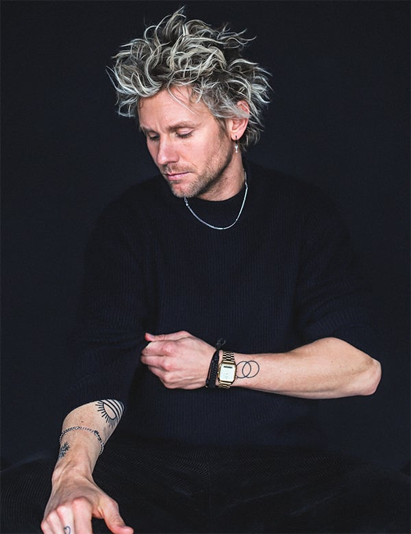 Mannelijk model met blond haar Koen Br.