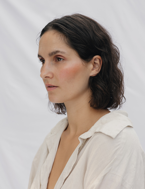 Vrouwelijk model met bruin haar Jolien K.