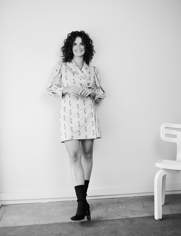Vrouwelijk model met bruin haar Jolien K.