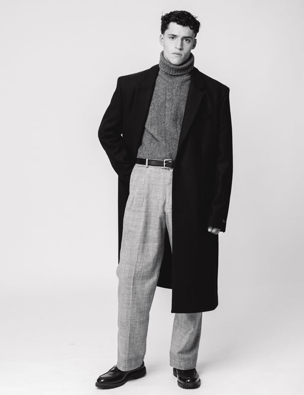 Mannelijk model met bruin haar Maliek