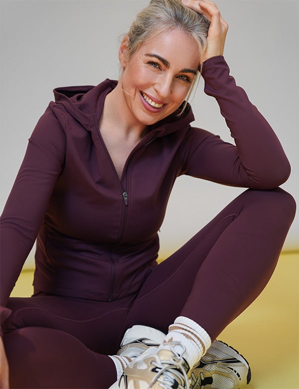 Vrouwelijk model met blond haar Vienne B.