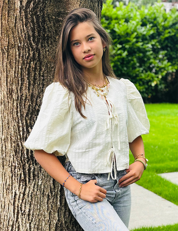 Vrouwelijk model Eloise M.