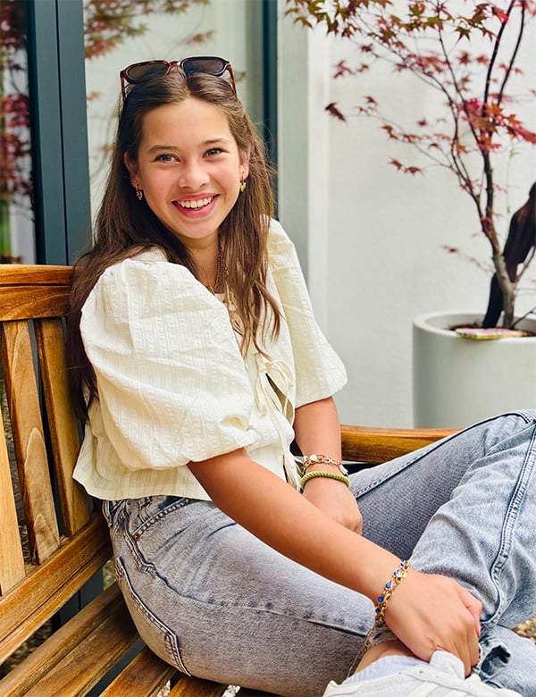 Vrouwelijk model Eloise M.