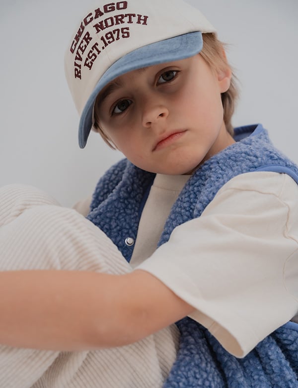 kindermodel met blond haar James K.