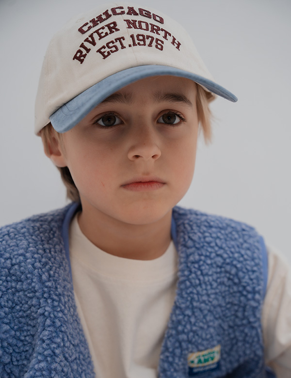 kindermodel met blond haar James K.