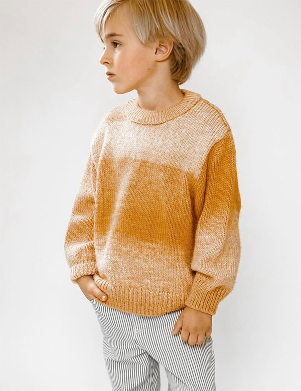 Kind model met blond haar James K.