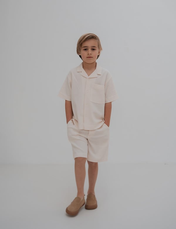 kindermodel met blond haar James K.
