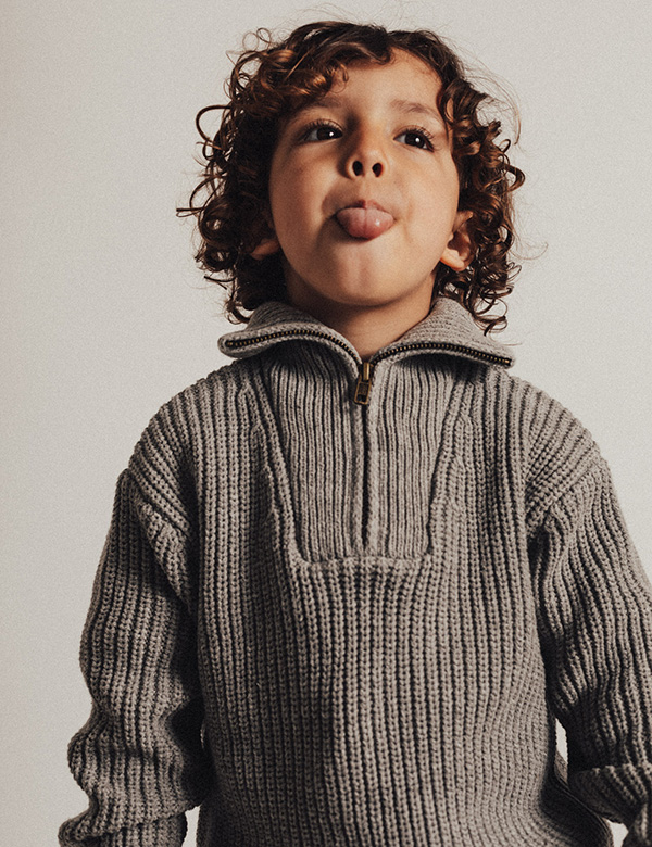 Kindermodel met bruin haar Zayn