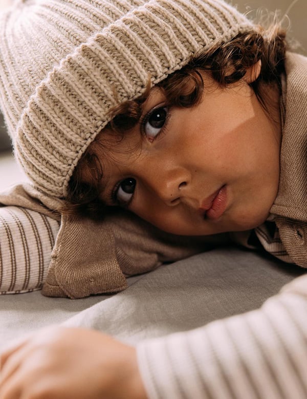 Kindermodel met bruin haar Zayn