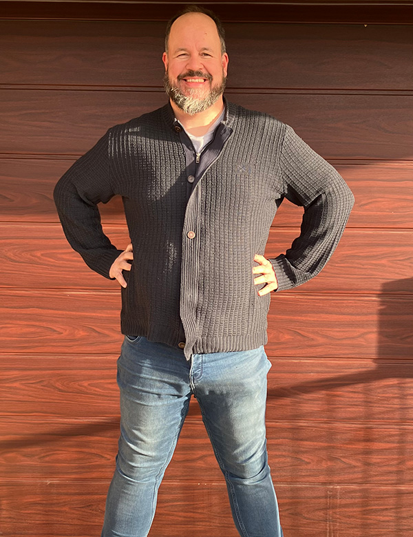 Mannelijk model met baard Bert