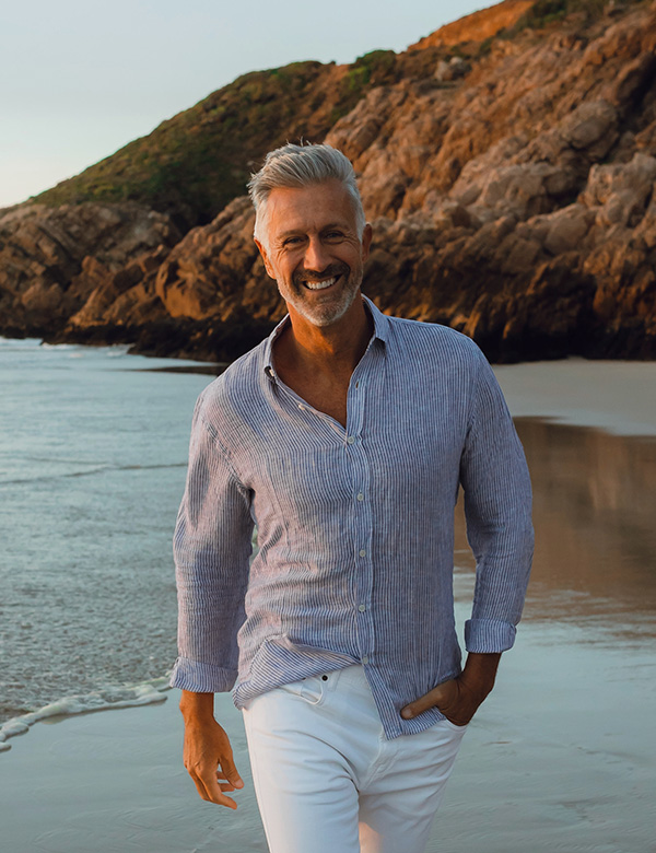 mannelijk model met blauwe ogen Jan V.