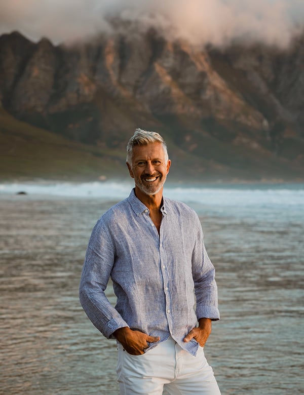 mannelijk model met blauwe ogen Jan V.