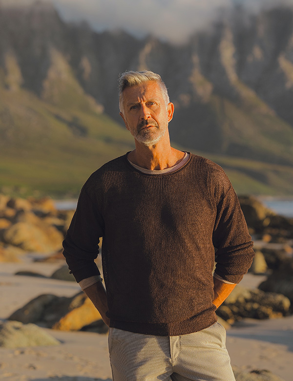 mannelijk model met blauwe ogen Jan V.