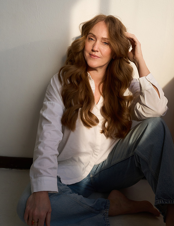 vrouwelijk model met rossig haar Juliette D.
