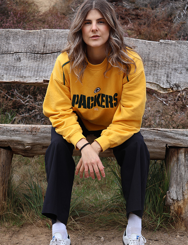 Vrouwelijk model met bruin haar Manon A.