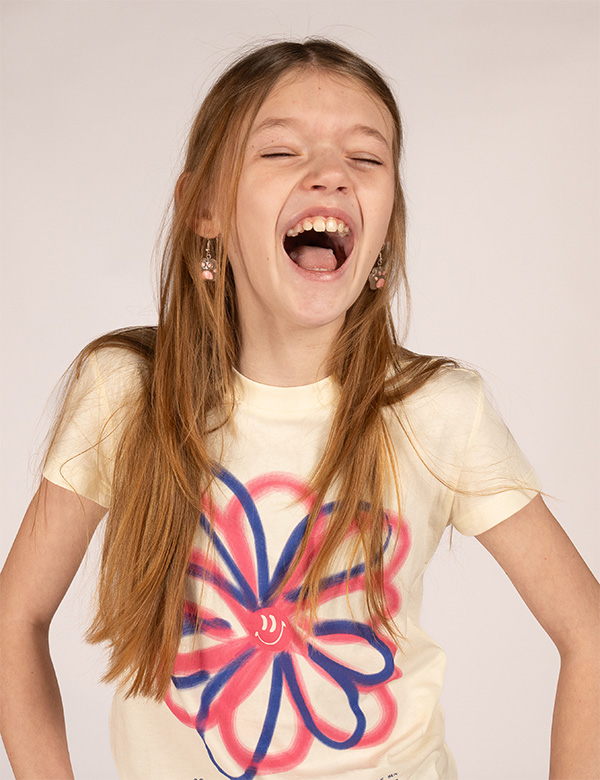 Kindermodel met rossig haar Amy