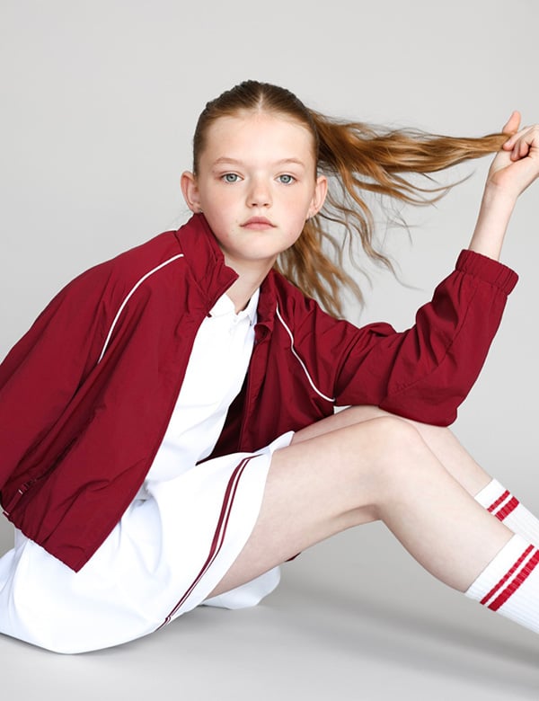 Kindermodel met rossig haar Amy
