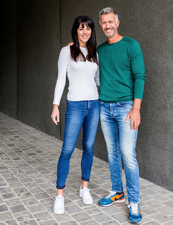 Modellen koppel Petra & Jan.