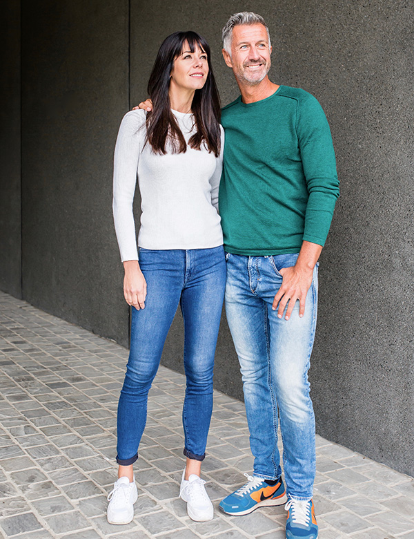 Modellen koppel Petra & Jan.