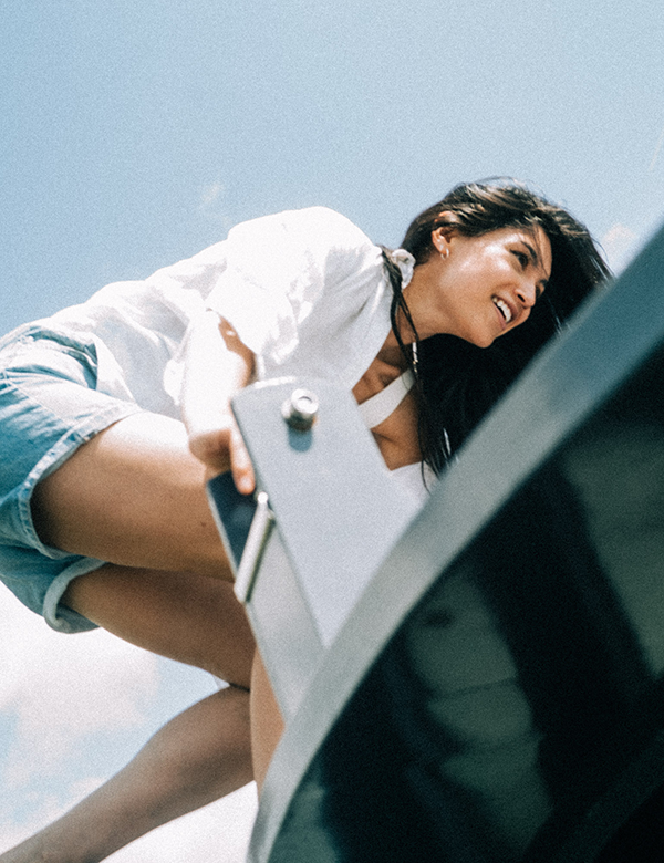 Vrouwelijk model Claudia O.