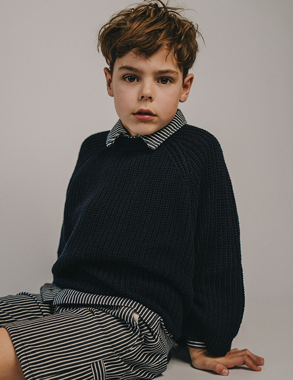 jongens kindermodel met donker haar Morris H.