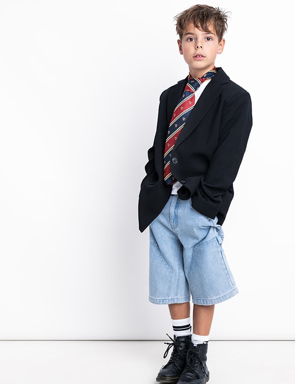 Kindermodel met bruin haar Morris H.