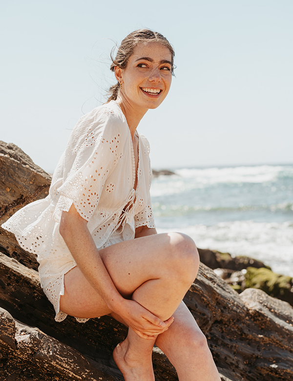 Vrouwelijk model Leonie B.