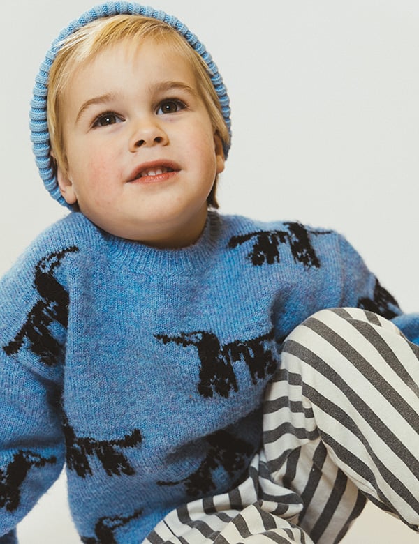 Kindermodel met kort blond haar Noah K.