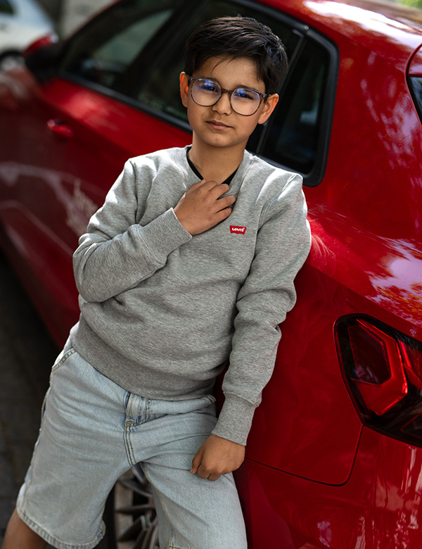 jongens kindermodel met donker haar Stan T.