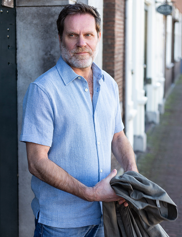 mannelijk model met blauwe ogen Tom Kl.