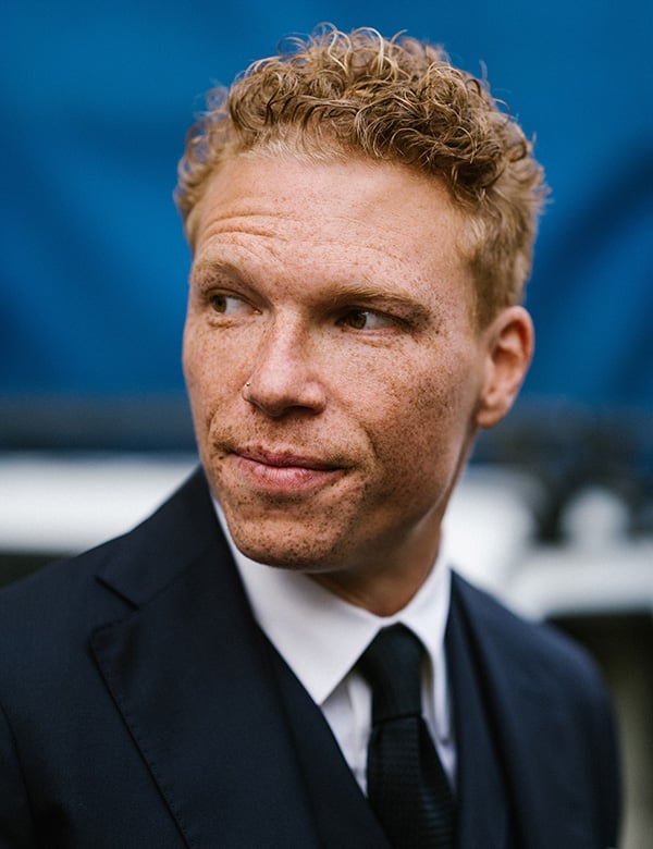 Mannelijk model met rossig haar Arie V.