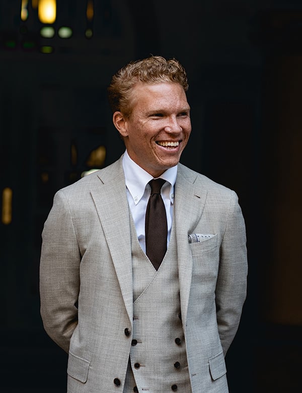 Mannelijk model met rossig haar Arie V.